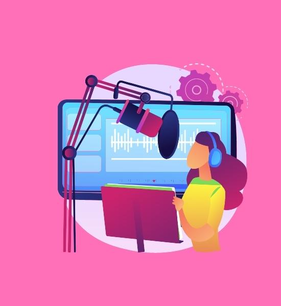 Script with voice-over video