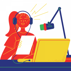 Script with voice-over video